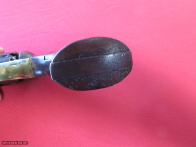 VERY RARE AND EXCELLENT SPECIMEN OF AN ANTIQUE 1858 NEW MODEL REMINGTON 36 CAL MFG JULY 1863 - Image 12 of 13