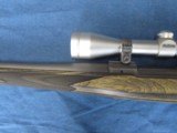 VERY NICE LEFT HAND RUGER M77 STAINLESS HAWKEYE 270 LAMINATED BOLT ACTION RIFLE WITH SCOPE - 4 of 16