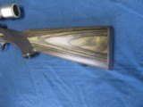 VERY NICE LEFT HAND RUGER M77 STAINLESS HAWKEYE 270 LAMINATED BOLT ACTION RIFLE WITH SCOPE - 6 of 16