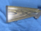 VERY NICE LEFT HAND RUGER M77 STAINLESS HAWKEYE 270 LAMINATED BOLT ACTION RIFLE WITH SCOPE - 8 of 16