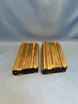 Two Colt AR-15 5.56 Magazines