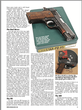 ACTUAL FMG ARTICLE GUN STAR SA 45 ACP PISTOL WITH EXTRA CUSTOM GRIPS - 5 of 7