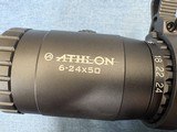 Mossberg Patriot 300 Win Mag Walnut Stock with Athlon Argos BTR Gen2 6-24x50 Scope - 24 of 25