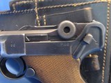ALL MATCHING 1939 GERMAN BYF MAUSER P08 9MM PISTOL WITH ERA HOLSTER - 7 of 19