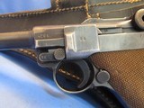ALL MATCHING 1939 GERMAN BYF MAUSER P08 9MM PISTOL WITH ERA HOLSTER - 8 of 19