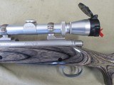 REMINGTON 700 STAINLESS LAMINATED 300 REM ULTRA MAGNUM BOLT ACTION RIFLE & LEUPOLD VARIX II 3-9X40 SCOPE RUM - 8 of 15