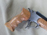 TC THOMPSON CENTER SUPER 14 223 remington PISTOL WITH BURLY MAPLE WOOD - 4 of 11