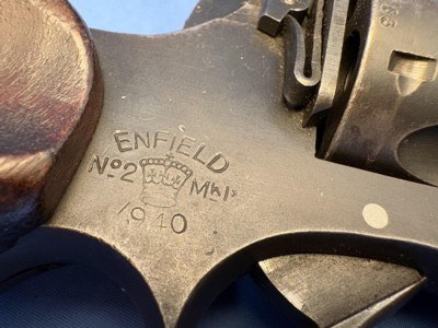 Enfield No 2 Mk 1 38 S&W Revolver No Import Marks B - Image 18 of 21