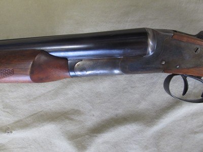 VERY UNIQUE OFF CAST LC SMITH FIELD GRADE MADE BY HUNTER ARMS SXS BY SAVAGE ARMS 12GA SHOTGUN FOR LEFT EYE DOMINANT RIGHT HANDED SHOOTER - Image 9 of 20