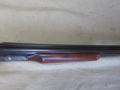 VERY UNIQUE OFF CAST LC SMITH FIELD GRADE MADE BY HUNTER ARMS SXS BY SAVAGE ARMS 12GA SHOTGUN FOR LEFT EYE DOMINANT RIGHT HANDED SHOOTER - Image 4 of 20