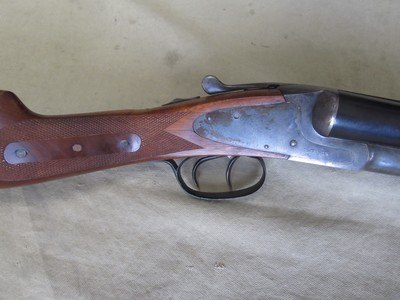 VERY UNIQUE OFF CAST LC SMITH FIELD GRADE MADE BY HUNTER ARMS SXS BY SAVAGE ARMS 12GA SHOTGUN FOR LEFT EYE DOMINANT RIGHT HANDED SHOOTER - Image 3 of 20