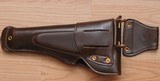 WWII Brown U.S. General Officer's Belt Rig & M1911 Pistol Holster - 13 of 15