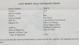 1942 Colt 1911A1 Shipped to US Navy in Oakland CA - 15 of 15
