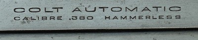 Colt Pocket Hammerless Auto Pistol, Model 1908 .380 Auto - Image 7 of 15