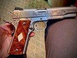 CUSTOM HAND ENGRAVED RUGER 1911 45CAL - 3 of 7