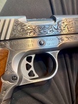 CUSTOM HAND ENGRAVED RUGER 1911 45CAL - 2 of 7
