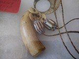 Whaling Fetish (Whale Oil Trade) Whales tooth, trade beads
North Coast Haida aboriginal Native Tribe 1800's - 4 of 6