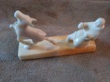 Inuit Native Alaskan Walrus Ivory Carvings Lot of 4 and a Fur Native Doll Awesome - 8 of 10