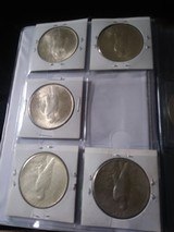 Silver Dollar, Silver Round, & Silver Bar Mini Hoard Includes NGC MS64 Silver Dollar - 6 of 13