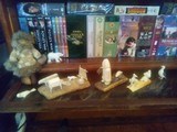 Inuit Native American
Walrus Ivory Carving Complete Camp for Living Awesome Very Unique - 5 of 5