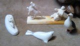 Inuit North American Native Ivory Carving Collection with Inuit Fur Doll bonus Great Pieces LQQK - 8 of 14