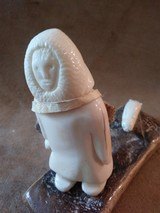 Inuit North American Native Ivory Carving Collection with Inuit Fur Doll bonus Great Pieces LQQK - 5 of 14