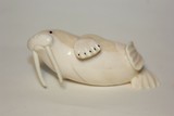 Whale sculpter on whale base Alaska Inuit carvedBase could be scrimshawed - 4 of 4