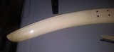 Inuit Full Walrus Tusk 20 inches Hand Carved & Moose Scrimshaw signed Awesome - 3 of 8
