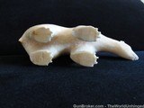 Inuit Hand Carved Ivory Walking Polar Bear Awesome Primitive early work - 2 of 3