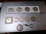 Nice Lot of USA Silver Dollarsau-uncwith SpinnerKey Fobbonus - 2 of 2