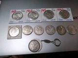 Nice Lot of USA Silver Dollarsau-uncwith SpinnerKey Fobbonus - 1 of 2
