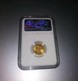 1903 USA$2.50gold Coin Just returned from Numismatic Grading Service. MS 64 High Grade Uncirculated - 3 of 4