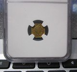 California Gold Rush Days 1854 Gold
Octagon $1
NGC
Grading AU 58
Variety BG-532 Choice coin - 2 of 3