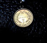United States Mint $1 gold Liberty Pendant and 24 inch 14 K Necklace. Great Gift Idea - 3 of 3