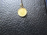 United States Mint $1 gold Liberty Pendant and 24 inch 14 K Necklace. Great Gift Idea - 2 of 3