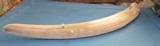 Inuit signed Walrus Tusk game board with Moose scrimshaw. - 4 of 5