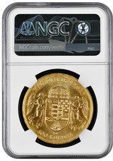 1908 KB Hungary Restrike 100 Korona Gold Coin NGC MS 66
,9802
ounce fine gold weight - 1 of 2