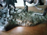The Elusive Buffalo Hunt Bronze sculpture signed C.M. Russell , note
Not the Original - 4 of 6