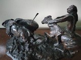 The Elusive Buffalo Hunt Bronze sculpture signed C.M. Russell , note
Not the Original - 5 of 6