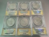 1 Lot of ANACSGraded& Authenticated MS 62 Morgan Silver Dollars Nice Priced to sell. - 2 of 2