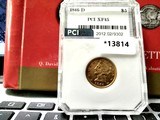 1846-D USA $5 gold coin Dahlonega Georgia Mint
PCI authenticated Nice - 1 of 5