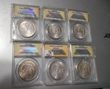 1 Lot of6ANACS Graded & Authenticated MS 62 Morgan Silver Dollars Nice Priced to sell - 3 of 3