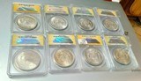 Nice
Lot of 8
ANACS Graded MS 61, 62, 63 Morgan Silver Dollars Nice Priced to sell - 2 of 3