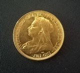 3 Uncirculated Gold Coiins .4443 ounce $897.93melt .999 fine goldcontent including full Souverign, - 2 of 5