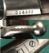 2nd Variant ARGENTINE Mauser DGFM FMAP MOD 1909/47; Gendarmeria Nacional (GN) Cavalry Carbine with MATCHING NUMBERS; only 405 made - 4 of 12