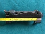 Original 1909 ARGENTINE MAUSER military rifle REAR SIGHT COMPLETE ASSEMBLY WITH BASE, great shape!. - 4 of 12