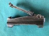 Original 1909 ARGENTINE MAUSER military rifle REAR SIGHT COMPLETE ASSEMBLY WITH BASE, great shape!. - 6 of 12