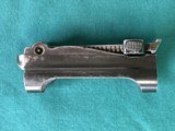 Original 1909 ARGENTINE MAUSER military rifle REAR SIGHT COMPLETE ASSEMBLY WITH BASE, great shape!. - 11 of 12