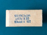 AUSTRIAN WERNDL 1886 M86 MANNLICHER ORIGINAL SEALED AMMO AMMUNITION BOX - 1 of 10