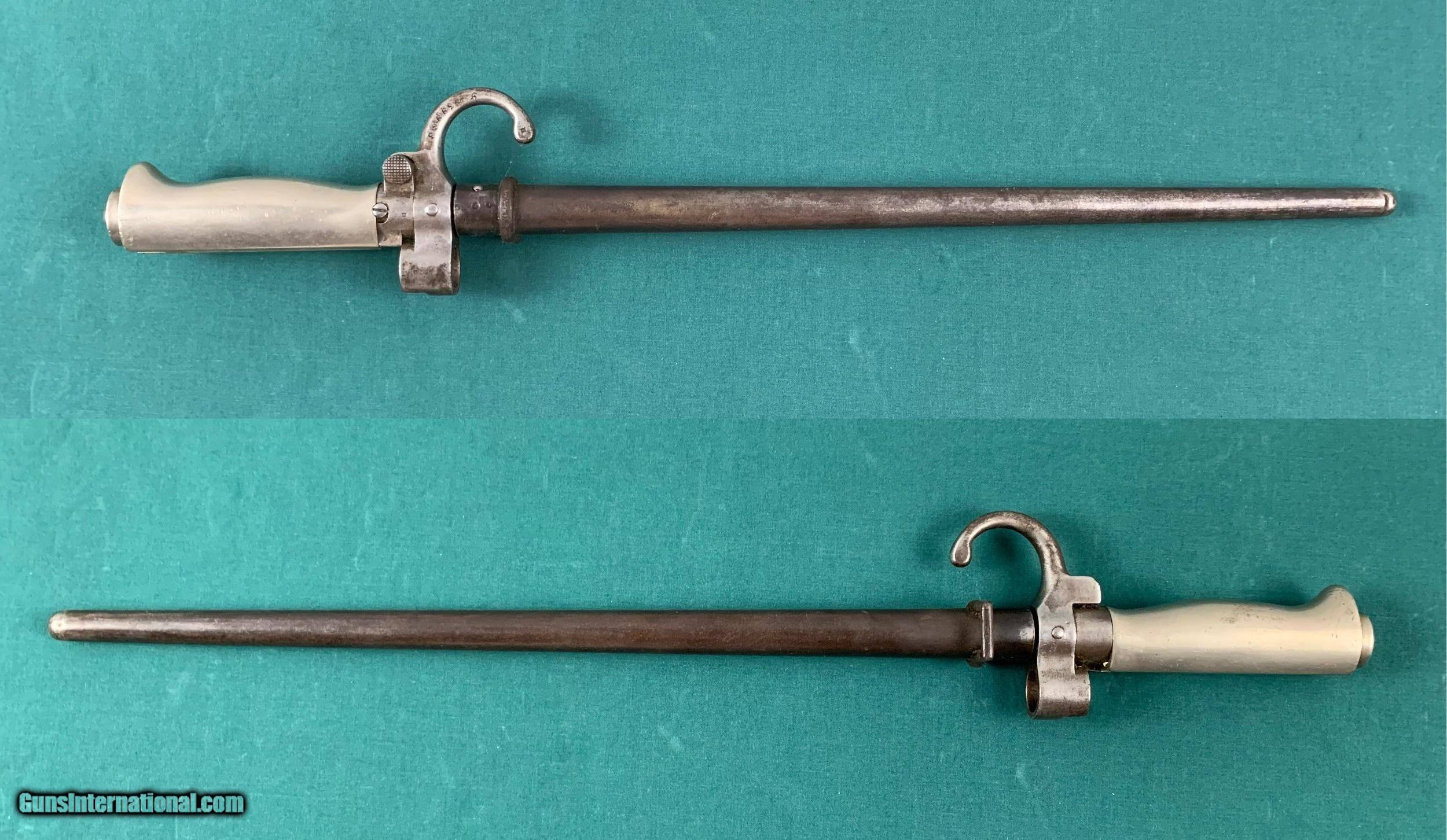FRENCH LEBEL BAYONET & SCABBARD for the Lebel 1886/93 1907/15/34 & ...